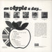 Apple An Apple A Day ... UK picture disc LP (vinyl picture disc album) 5060672880022