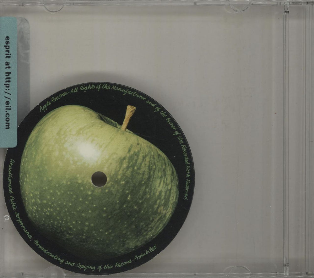 Apple Label Pair Of Unused 7" Labels UK memorabilia UNUSED LABELS