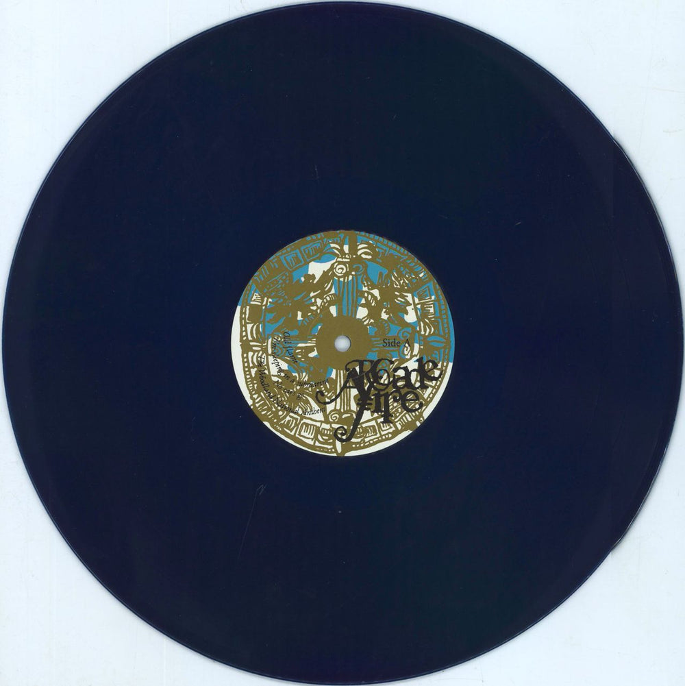 Arcade Fire Arcade Fire EP - RSD18 - Blue Vinyl + Numbered UK 12" vinyl single (12 inch record / Maxi-single) ACF12AR803058