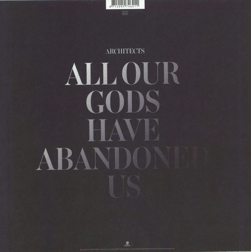 Architects All Our Gods Have Abandoned Us UK vinyl LP album (LP record) 8714092746211