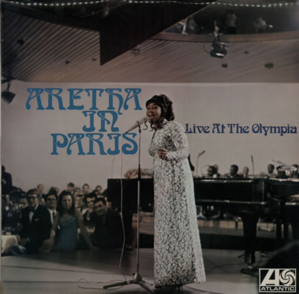 Aretha Franklin Aretha In Paris UK vinyl LP album (LP record) 587149