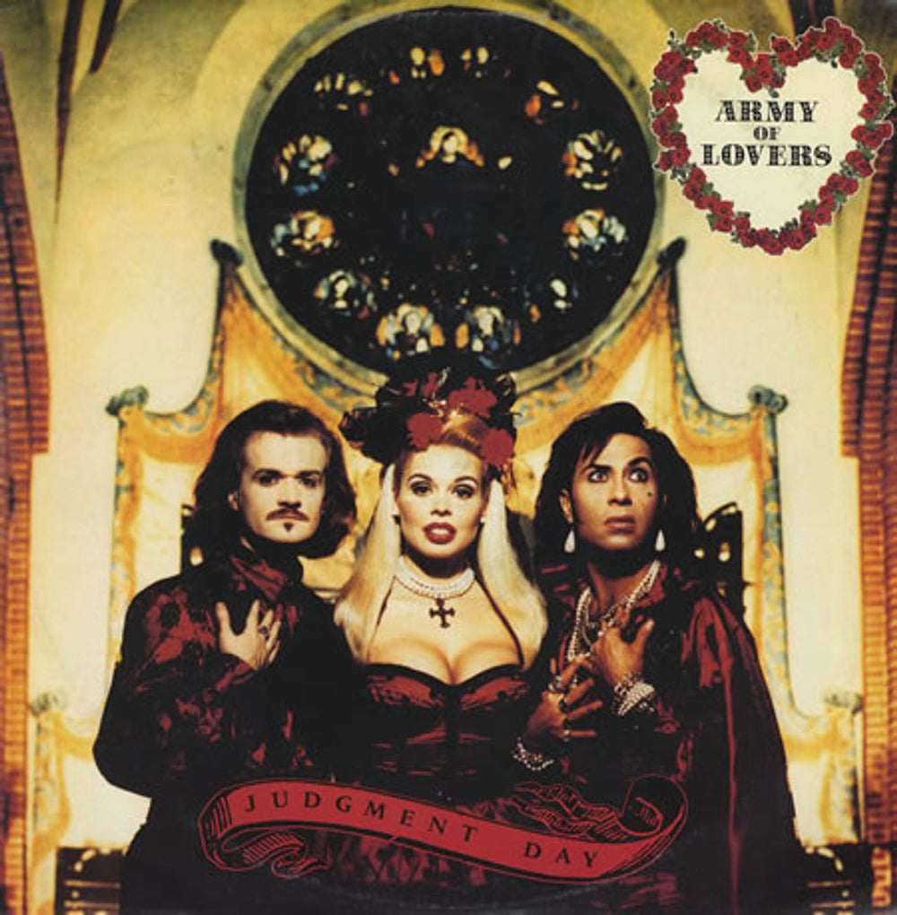 Army Of Lovers Judgement Day - Poster Sleeve UK 12" vinyl single (12 inch record / Maxi-single) WOKT2023