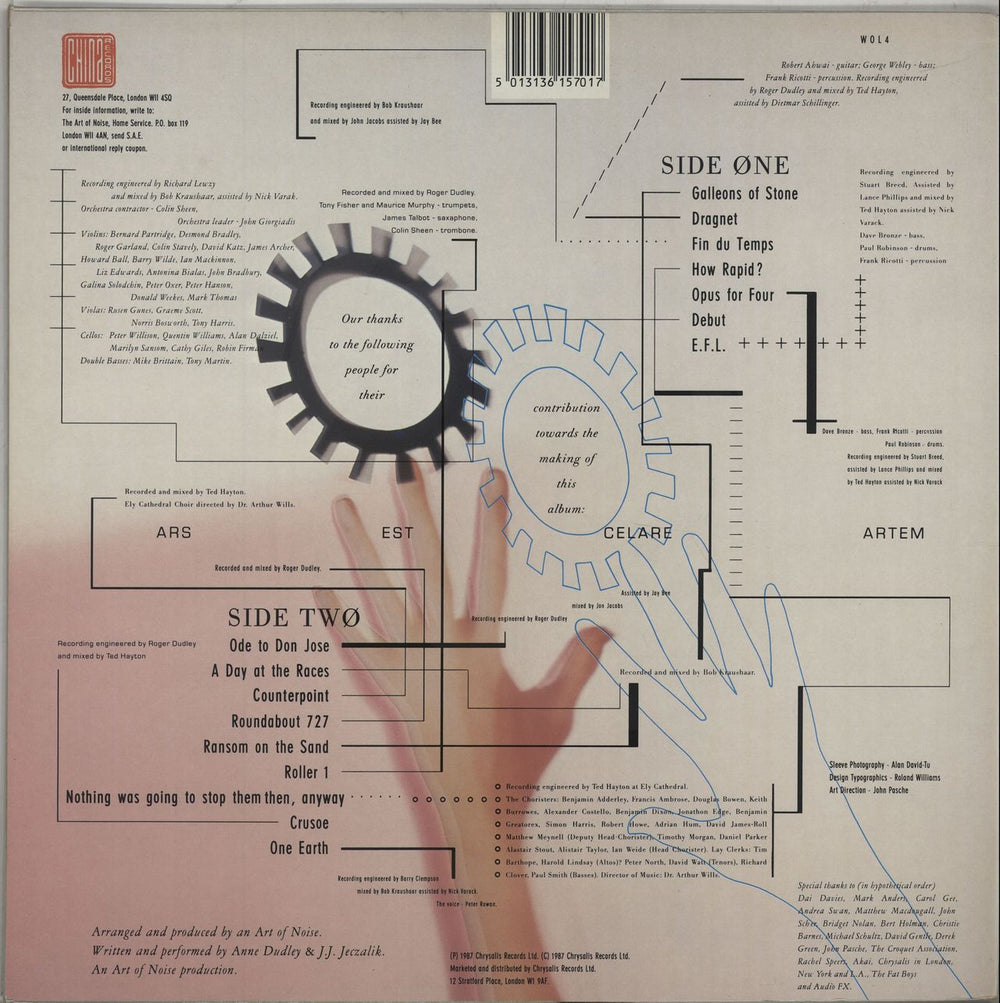 Art Of Noise In No Sense? Nonsense! UK vinyl LP album (LP record) AONLPIN246433