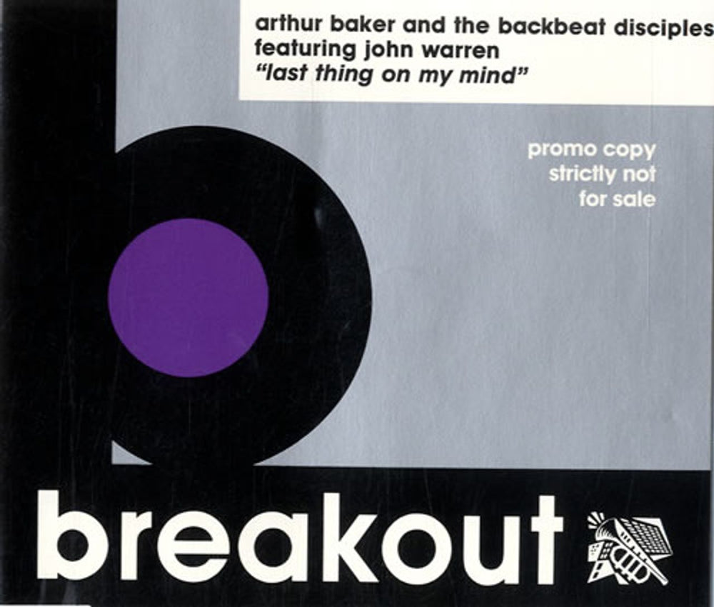 Arthur Baker Last Thing On My Mind UK Promo CD single (CD5 / 5") USACD678