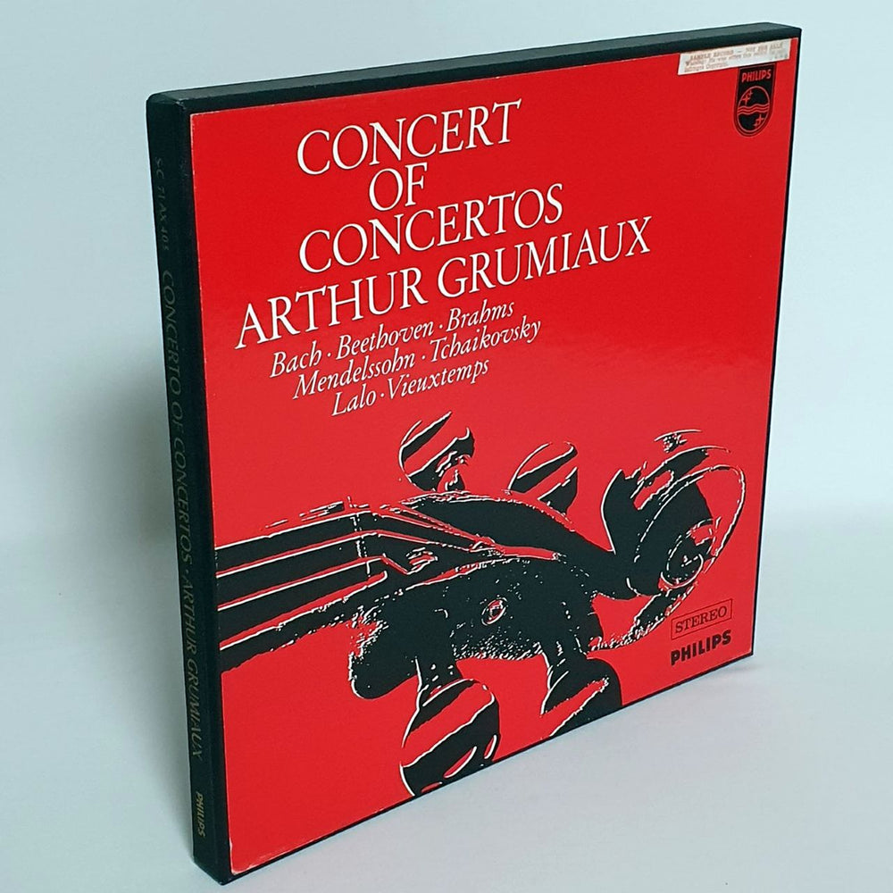 Arthur Grumiaux Concerto Of Concertos - sample stickered Dutch Vinyl Box Set S-C71AX403