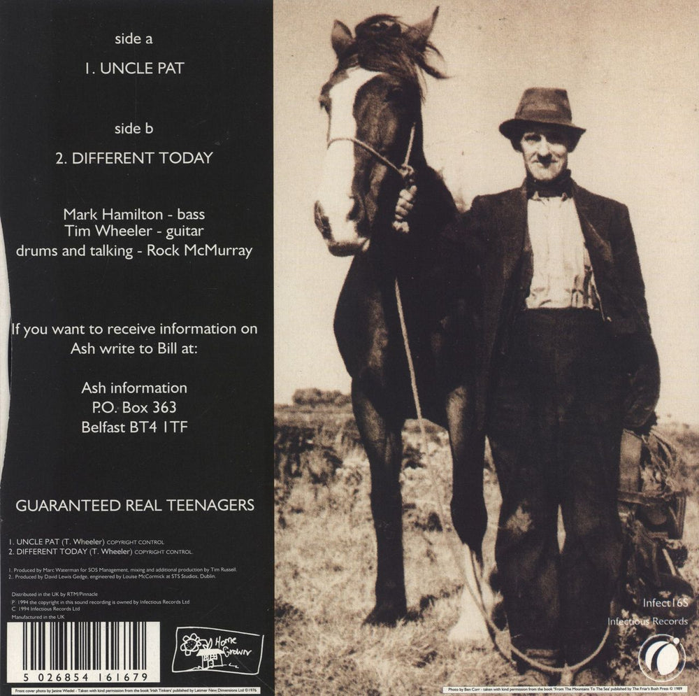 Ash Uncle Pat - Numbered UK 7" vinyl single (7 inch record / 45) 5026854161679