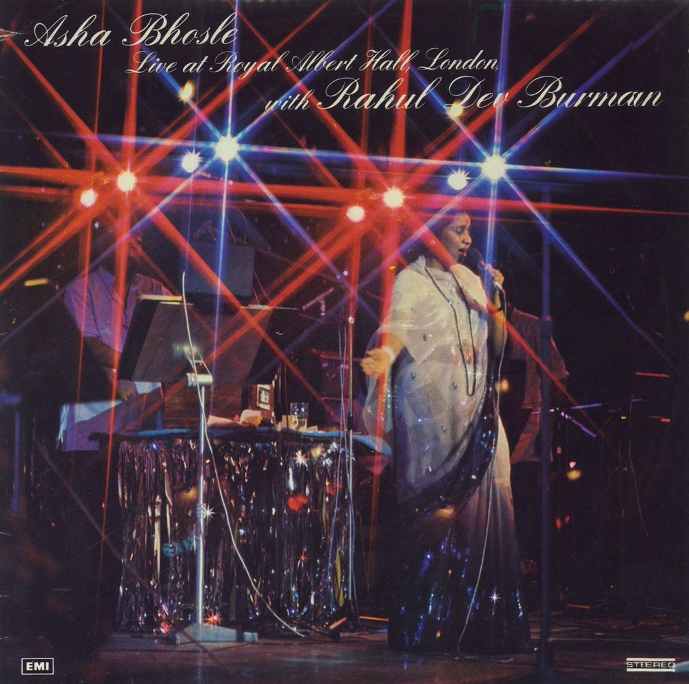 Asha Bhosle Live At Royal Albert Hall, London Indian 2-LP vinyl record set (Double LP Album) PEASD2019/2020