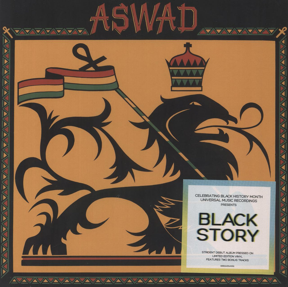 Aswad Aswad: Black Story Series - Sealed UK vinyl LP album (LP record) 554113-1