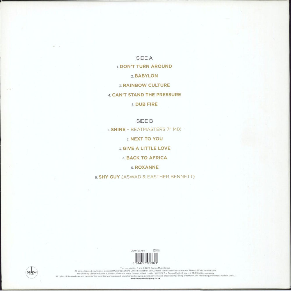 Aswad Gold UK vinyl LP album (LP record) 5014797903821