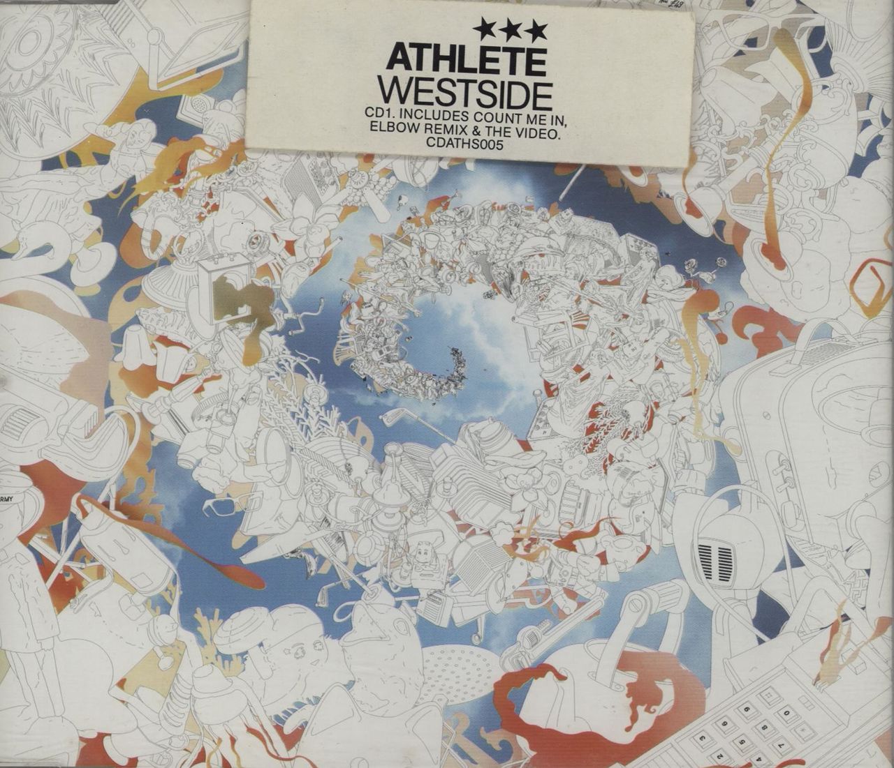 Athlete Westside UK CD single (CD5 / 5") CDATHS005