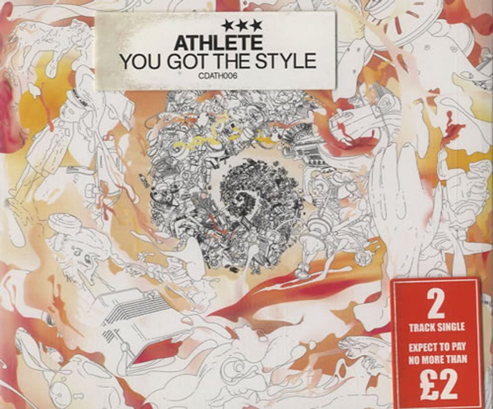 Athlete You Got The Style UK CD single (CD5 / 5") CDATH006