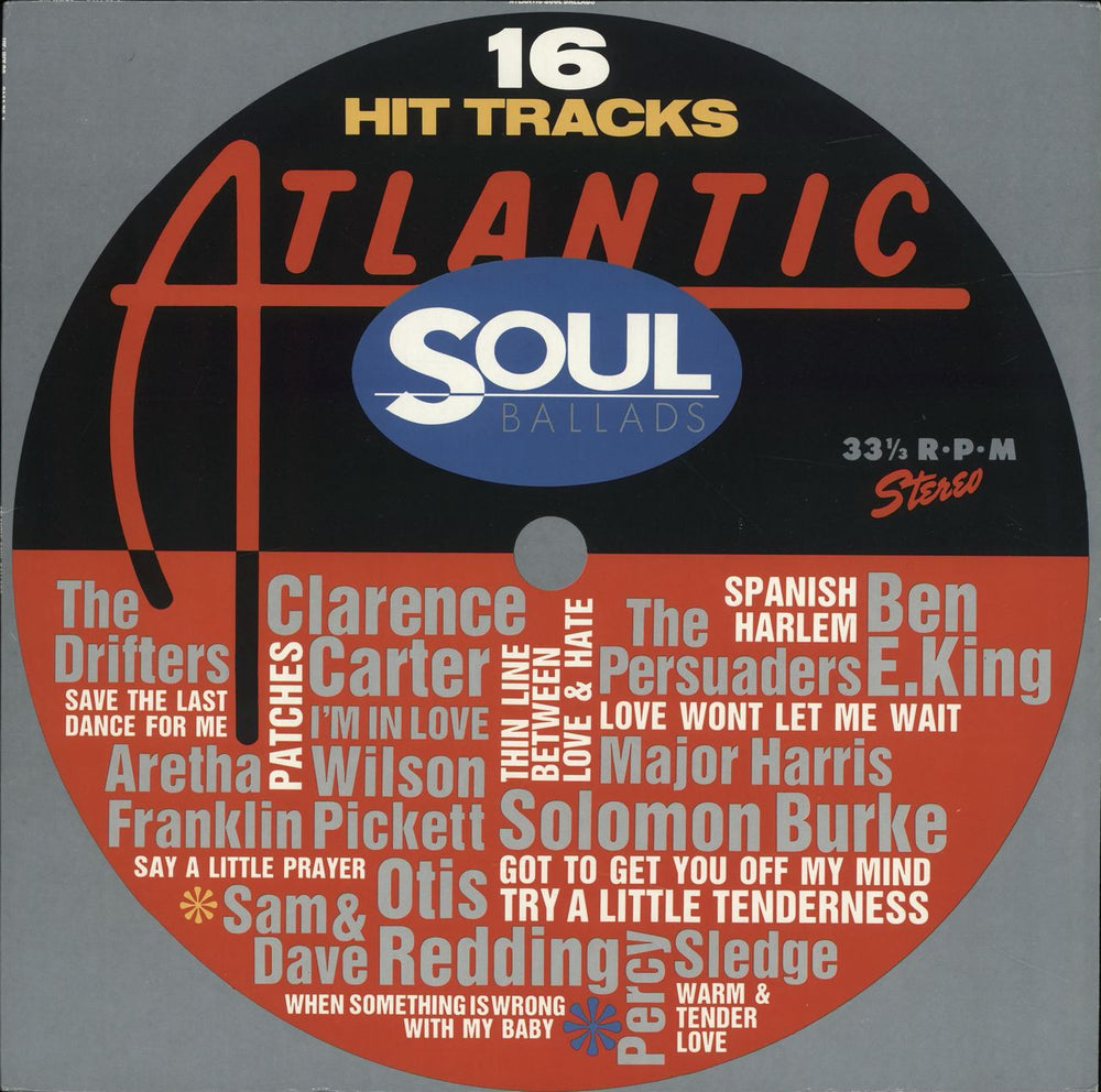 Atlantic Records Atlantic Soul Ballads UK vinyl LP album (LP record) WX98