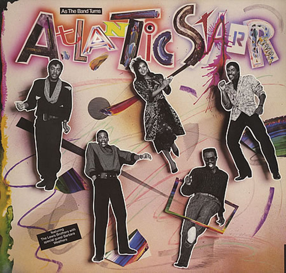 Atlantic Starr As The Band Turns UK vinyl LP album (LP record) AMA5019