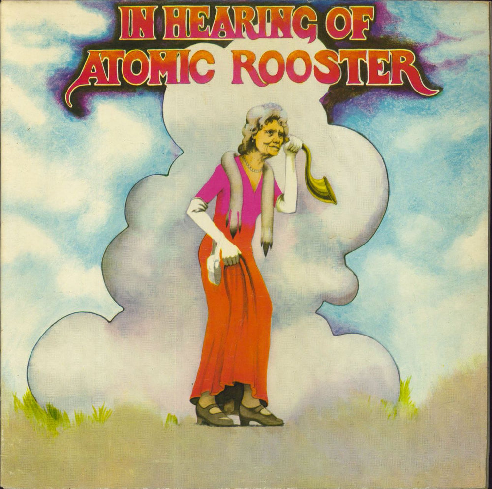 Atomic Rooster In Hearing Of - 1st UK vinyl LP album (LP record) PEG1