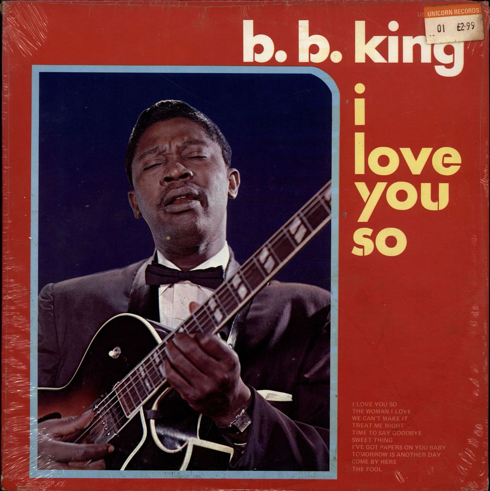 B B King I Love You So - Sealed US vinyl LP album (LP record) US-7711