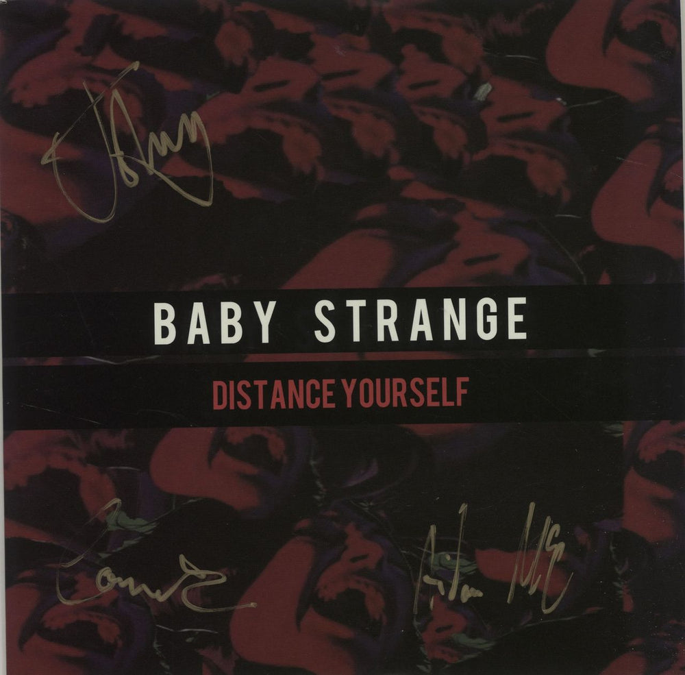 Baby Strange Distance Yourself - Autographed UK 7" vinyl single (7 inch record / 45) IGN58