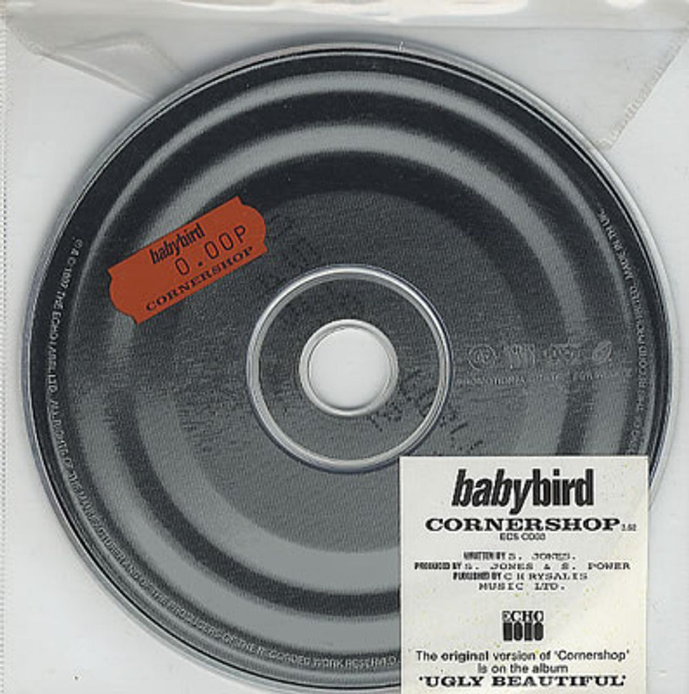 Babybird Cornershop UK Promo CD single (CD5 / 5") ECSCD33