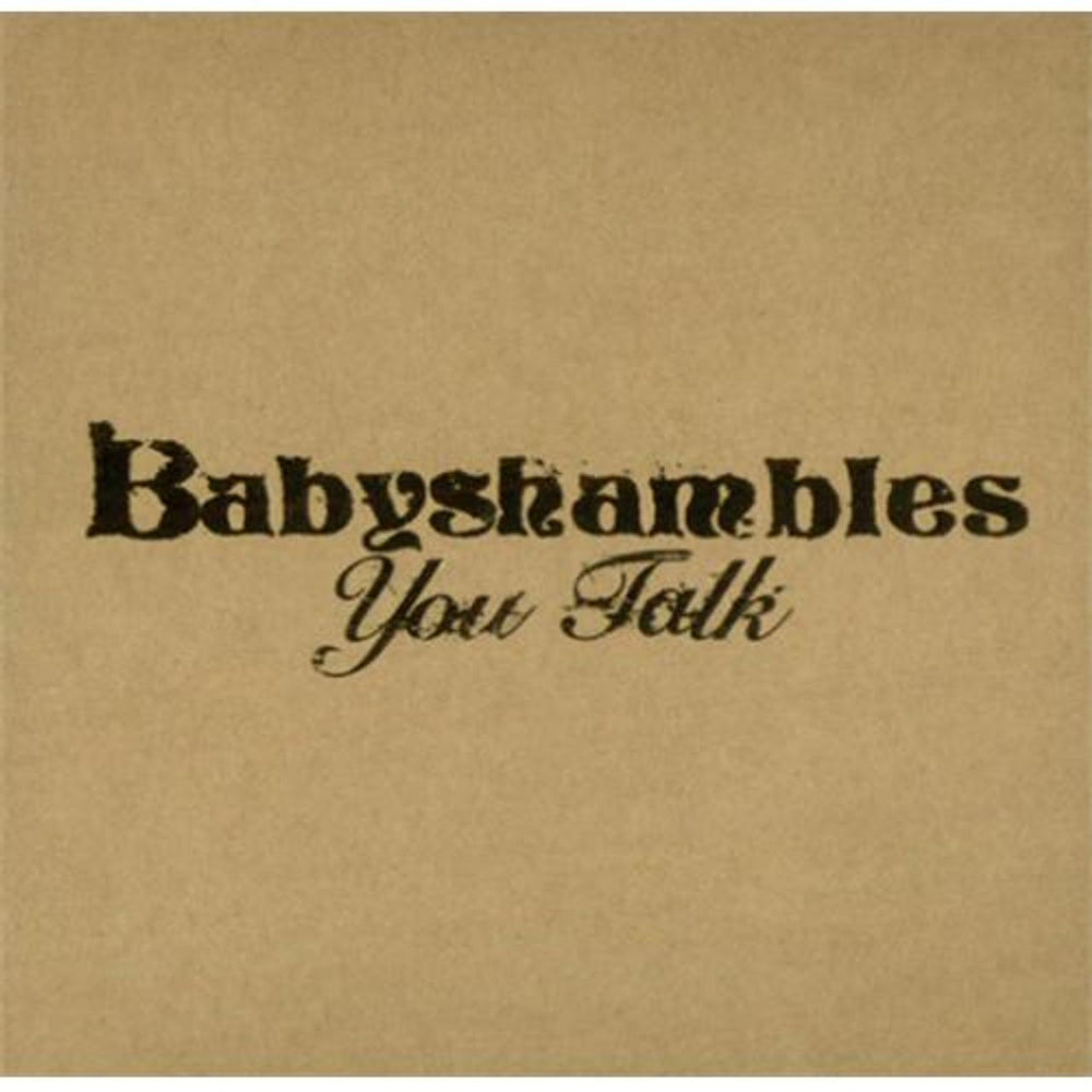 Babyshambles You Talk UK Promo CD single (CD5 / 5") TALK001