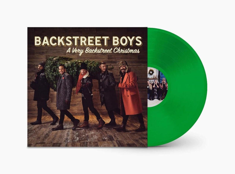 Backstreet Boys A Very Backstreet Christmas - Emerald Green Vinyl - Sealed UK vinyl LP album (LP record) 4050538913033