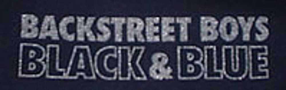 Backstreet Boys Black & Blue UK Promo t-shirt BKBTSBL204297