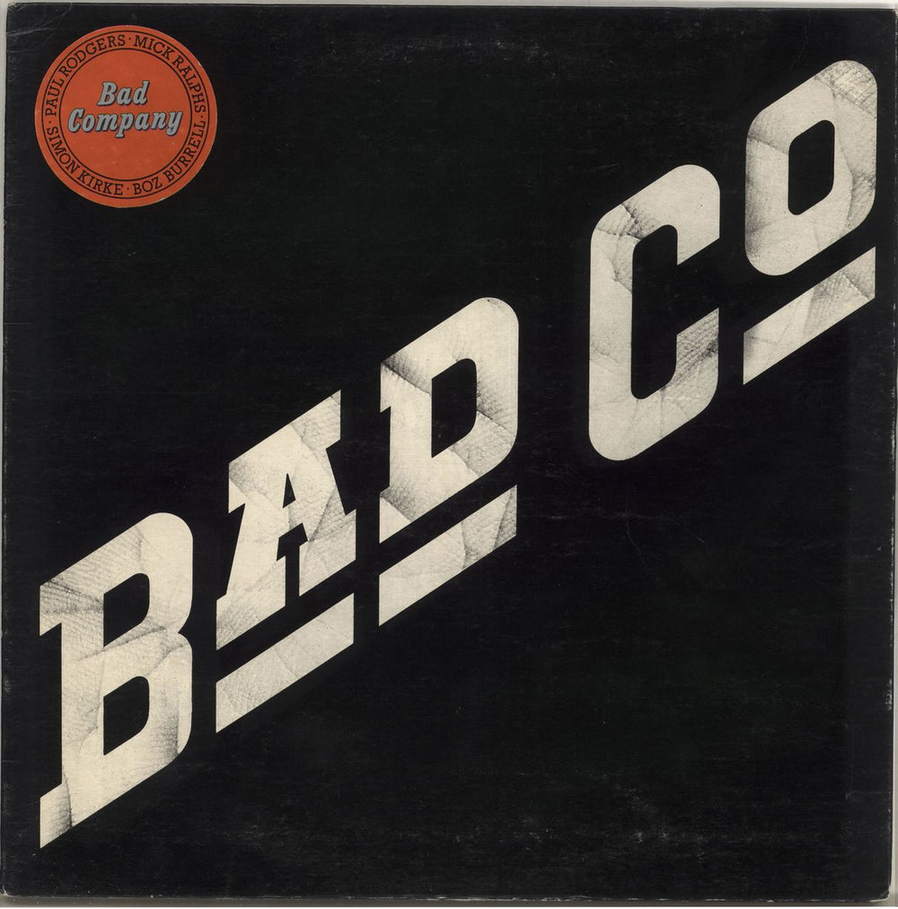 Bad Company Bad Company - 1st - Stickered - VG UK vinyl LP album (LP record) ILPS9279