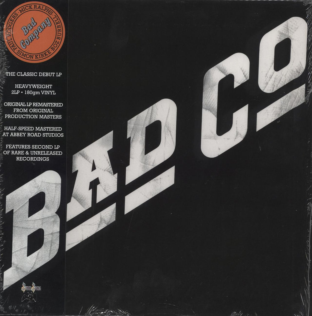 Bad Company Bad Company - Deluxe Edition - 180gram UK 2-LP vinyl record set (Double LP Album) 081227955526