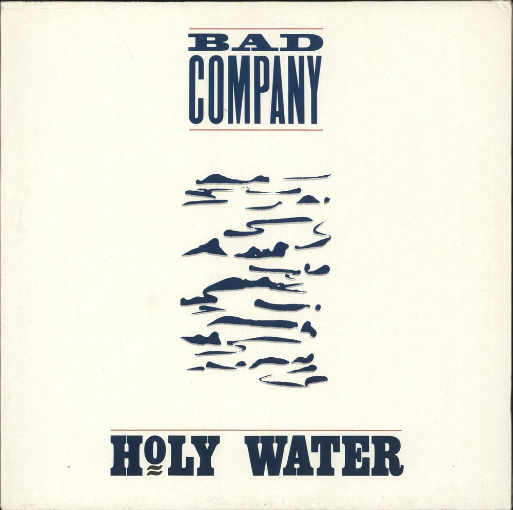 Bad Company Holy Water German vinyl LP album (LP record) 7567-91371-1