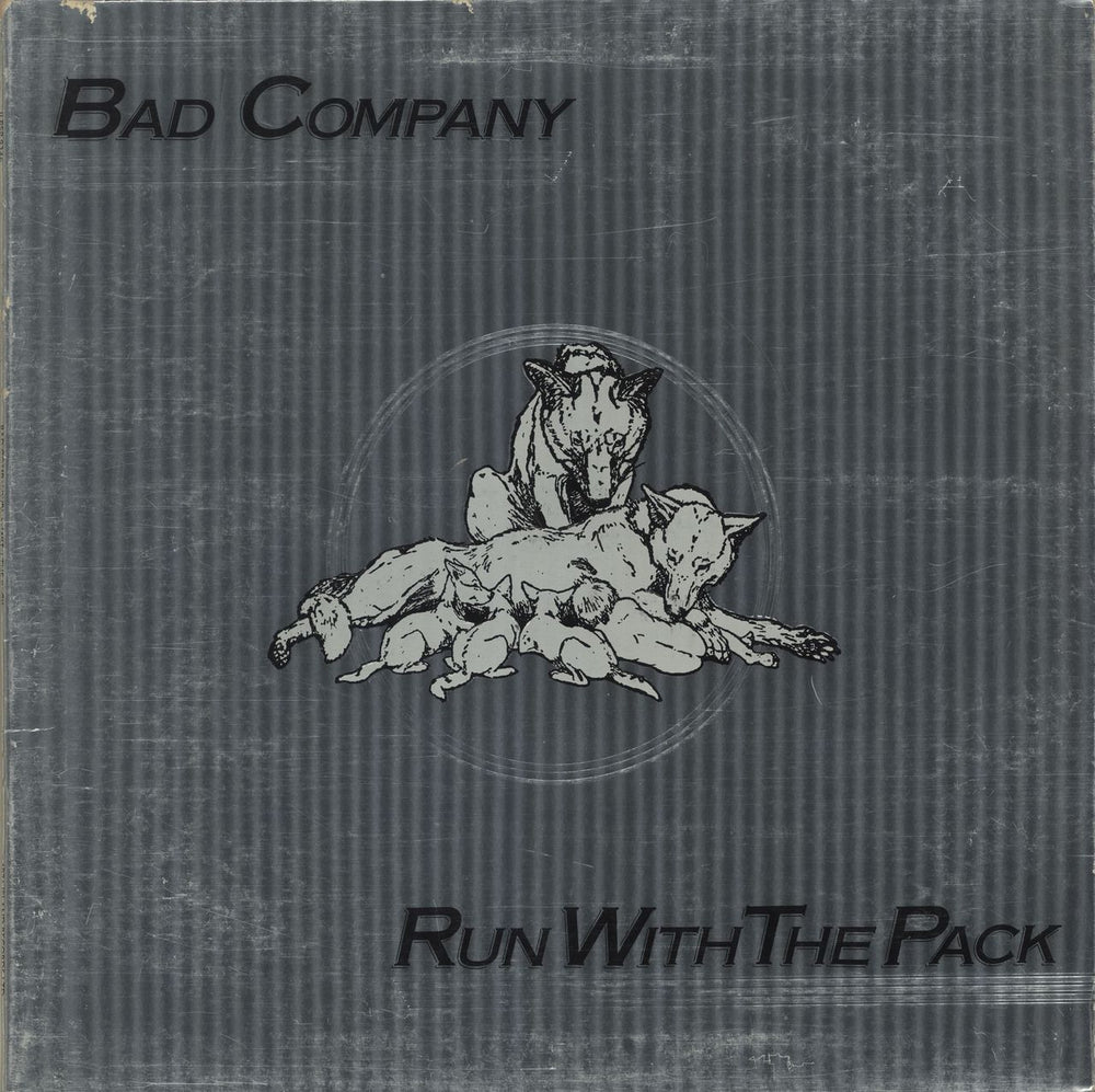 Bad Company Run With The Pack - EX UK vinyl LP album (LP record) ILPSP9346