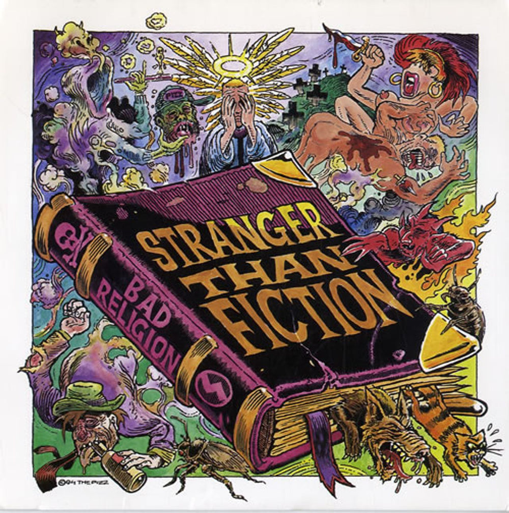Bad Religion Stranger Than Fiction US 7" vinyl single (7 inch record / 45) SFTRI236