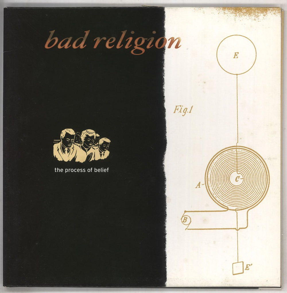 Bad Religion The Process Of Belief - EX UK vinyl LP album (LP record) 6635-1