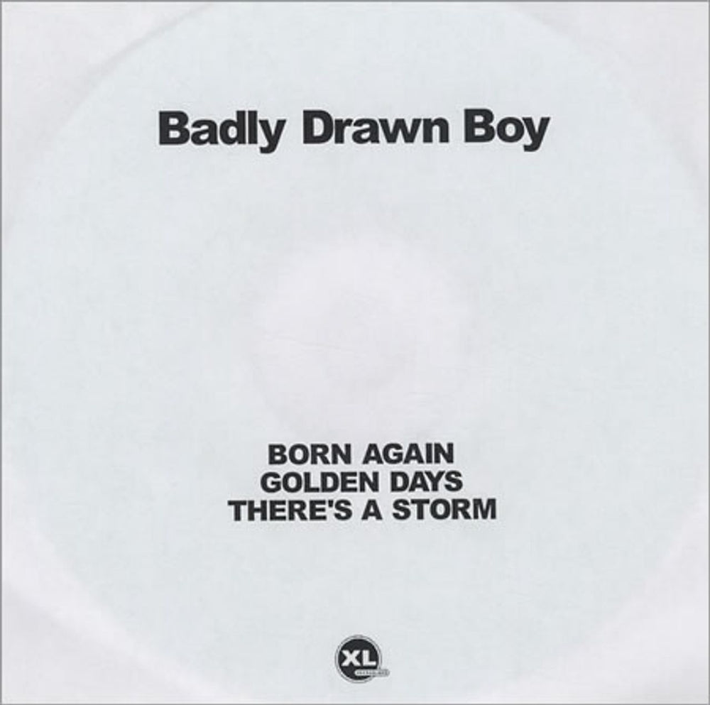 Badly Drawn Boy Born Again UK Promo CD-R acetate CDR ACETATE