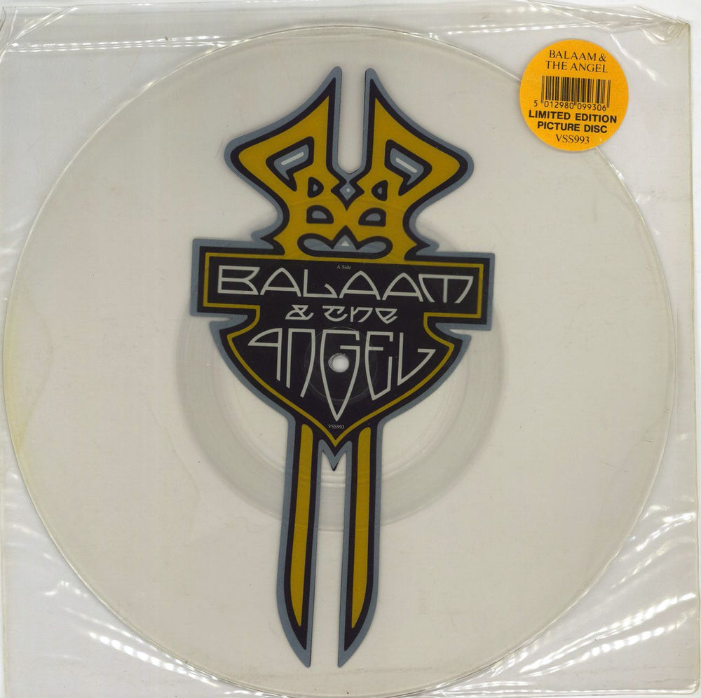 Balaam And The Angel I Love The Things You Do To Me - Stickered sleeve UK 12" vinyl picture disc (12 inch picture record) VSS993