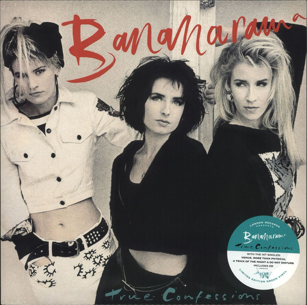 Bananarama True Confessions - Green Vinyl + CD - Sealed UK vinyl LP album (LP record) LMS5521219