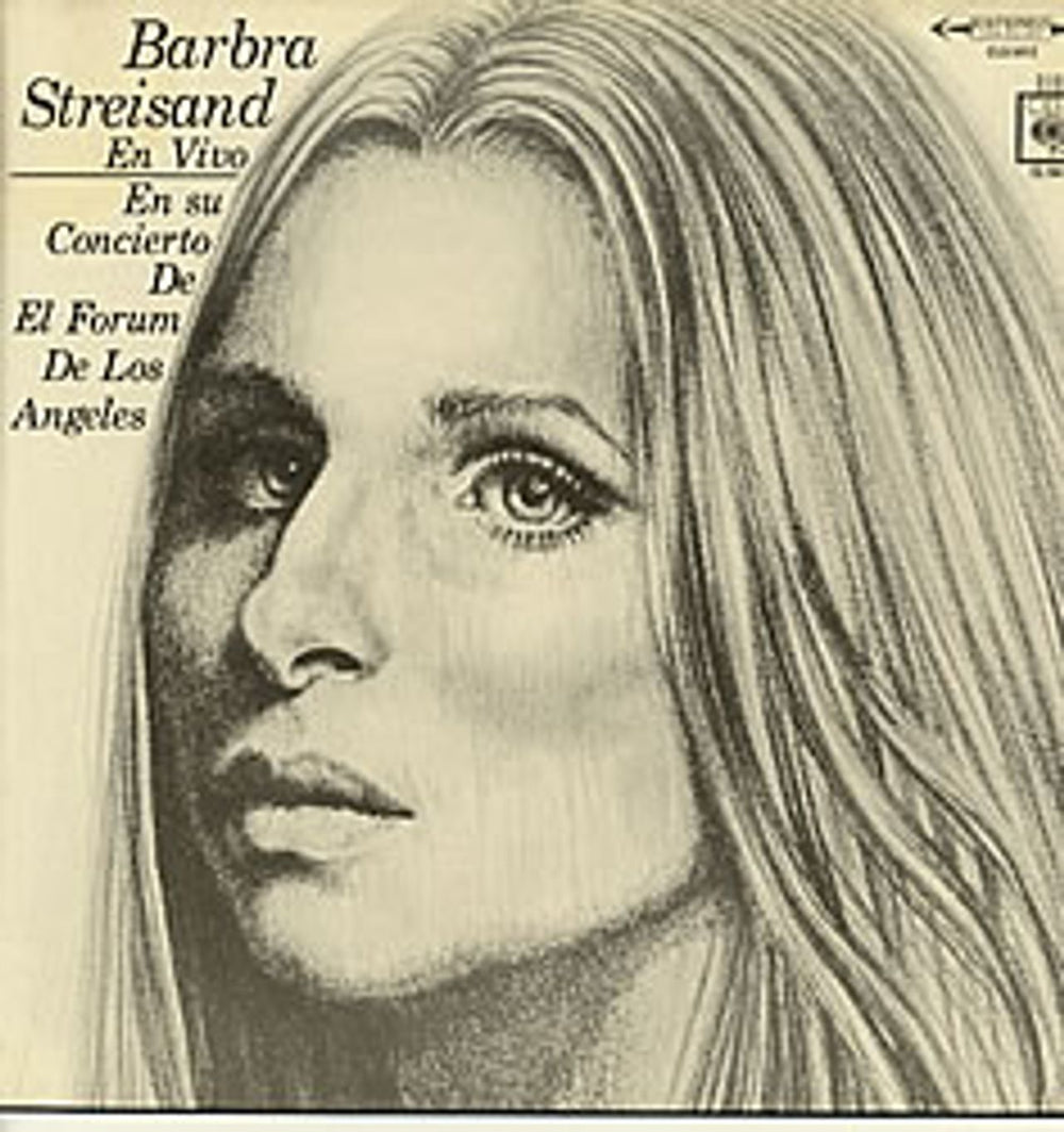 Barbra Streisand En Vivo Mexican vinyl LP album (LP record) CLS-5412