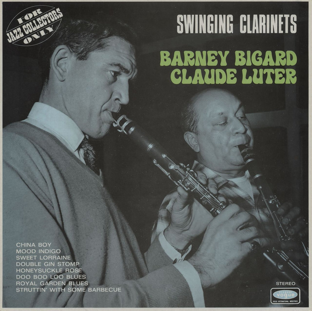 Barney Bigard Swinging Clarinets French vinyl LP album (LP record) 500767