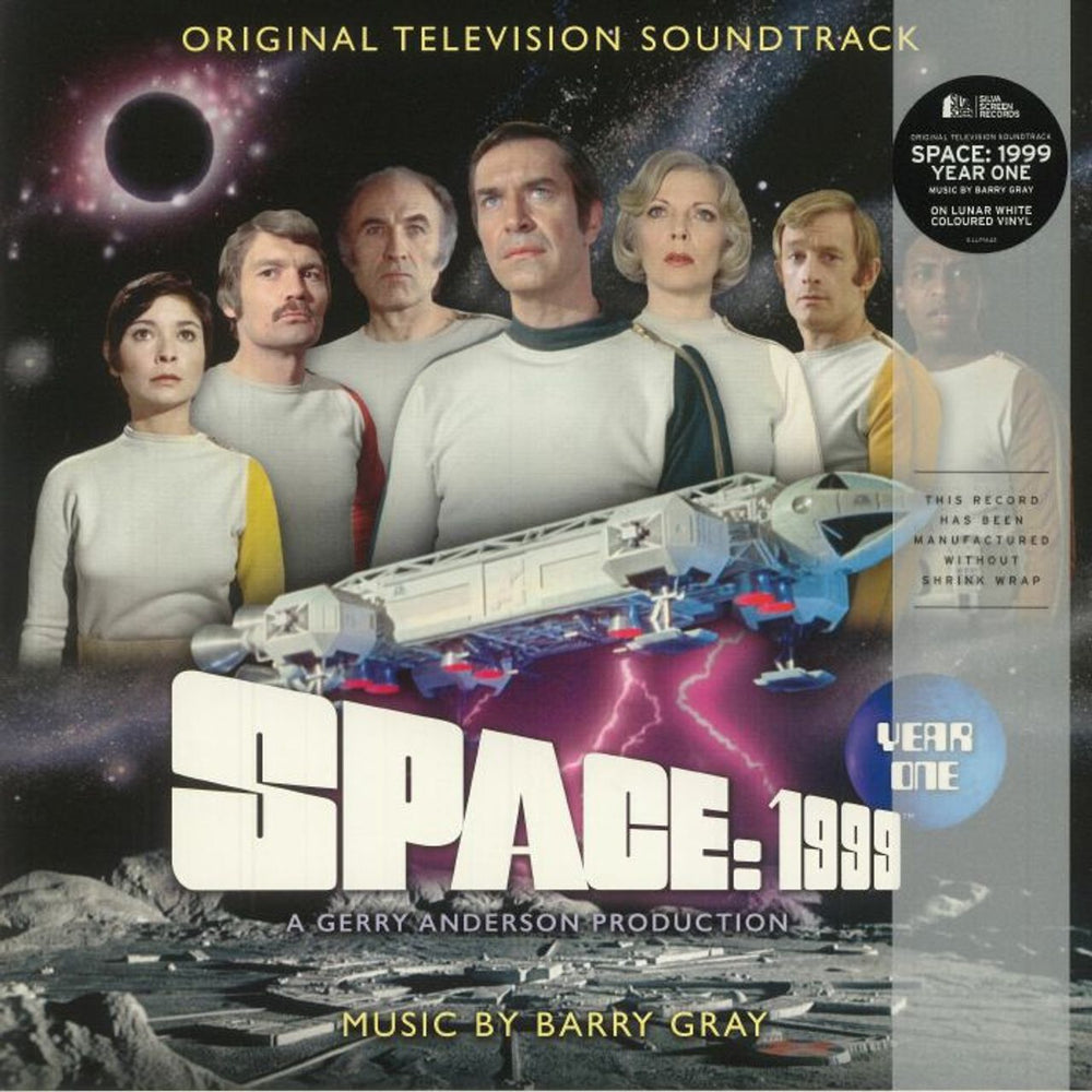 Barry Gray Space: 1999 Year One - Lunar White Vinyl UK 2-LP vinyl record set (Double LP Album) SILLP1642