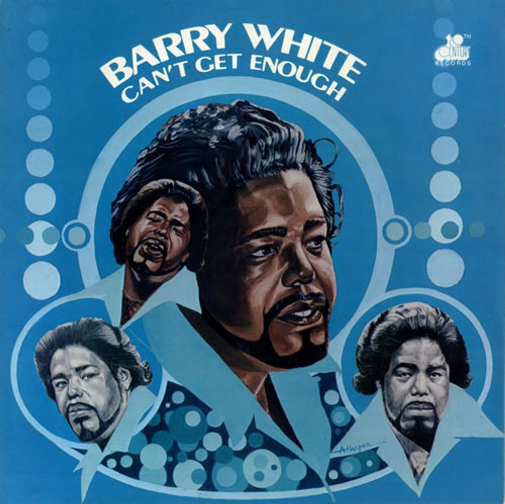 Barry White Can't Get Enough UK vinyl LP album (LP record) BT444