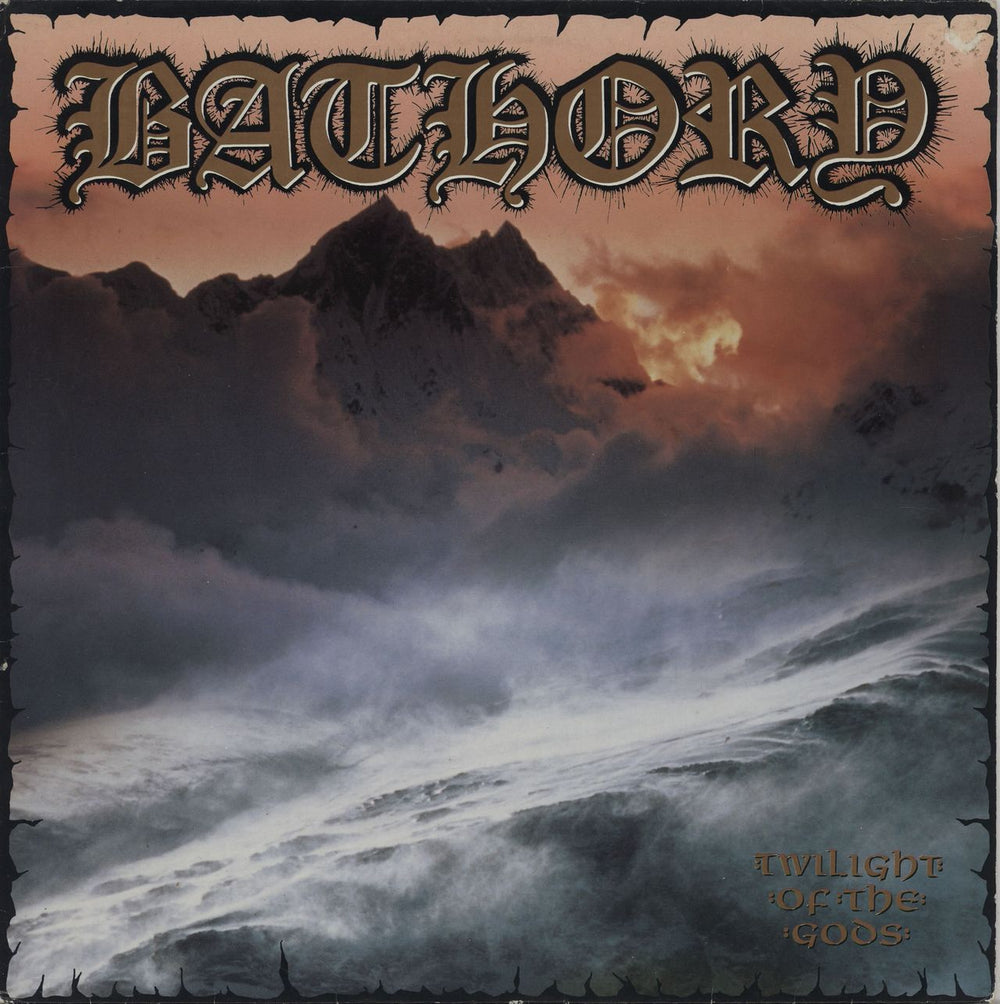 Bathory Twilight Of The Gods - 1st German vinyl LP album (LP record) BMLP666-6