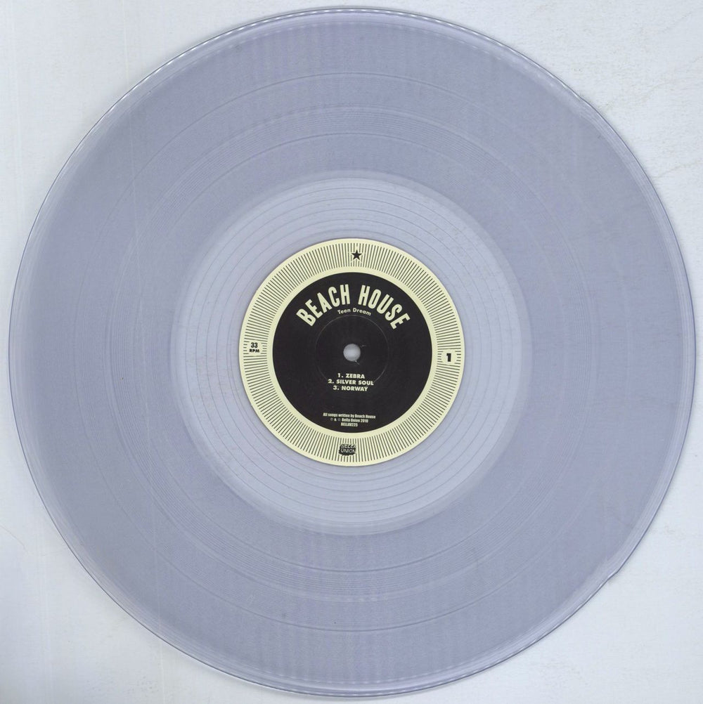 Beach House Teen Dream - 180gm Clear Vinyl - RSD UK 2-LP vinyl record set (Double LP Album) BN92LTE820202