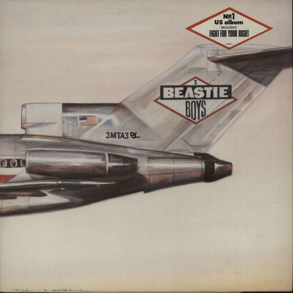 Beastie Boys Licensed To Ill - Hype sticker Variant 3 p/s - EX UK vinyl LP album (LP record) 4500621