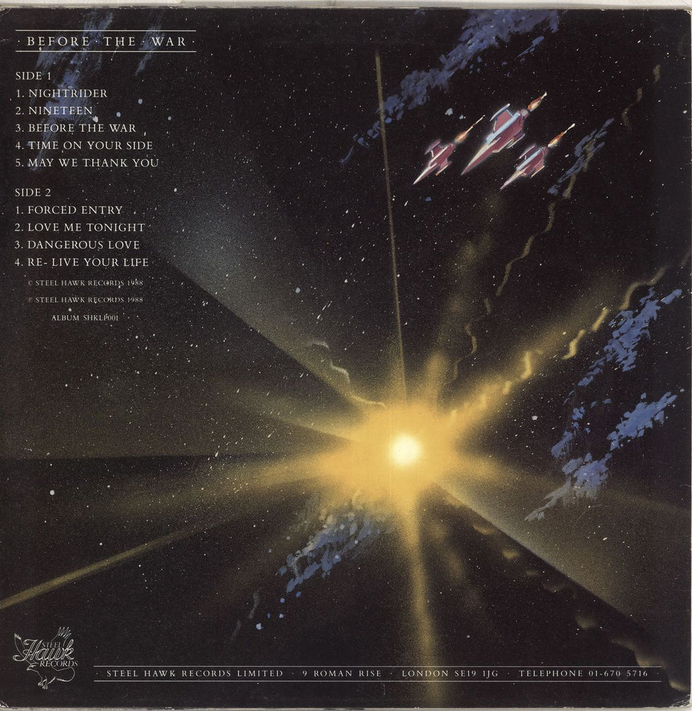 Before The War Before The War UK vinyl LP album (LP record)