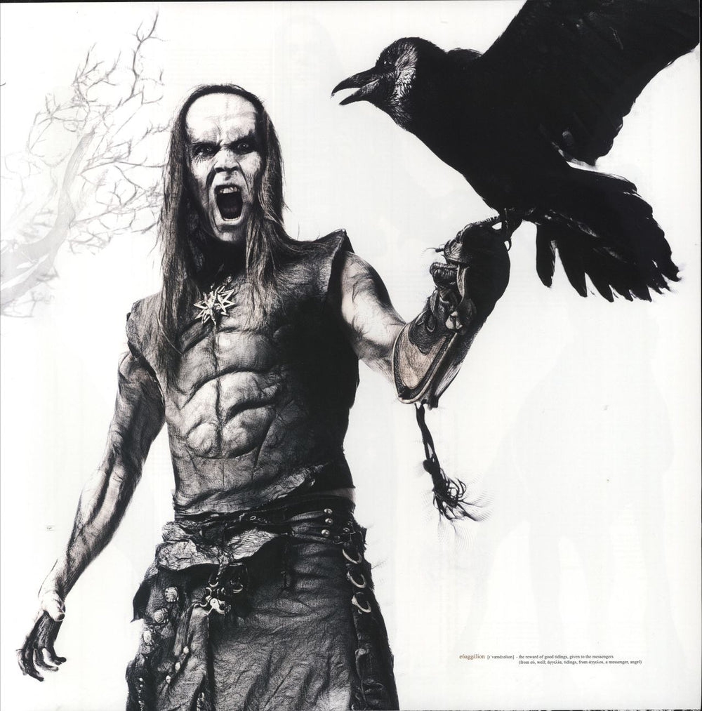 Behemoth Evangelion - Clear & Black Splatter Vinyl  + Poster US vinyl LP album (LP record)