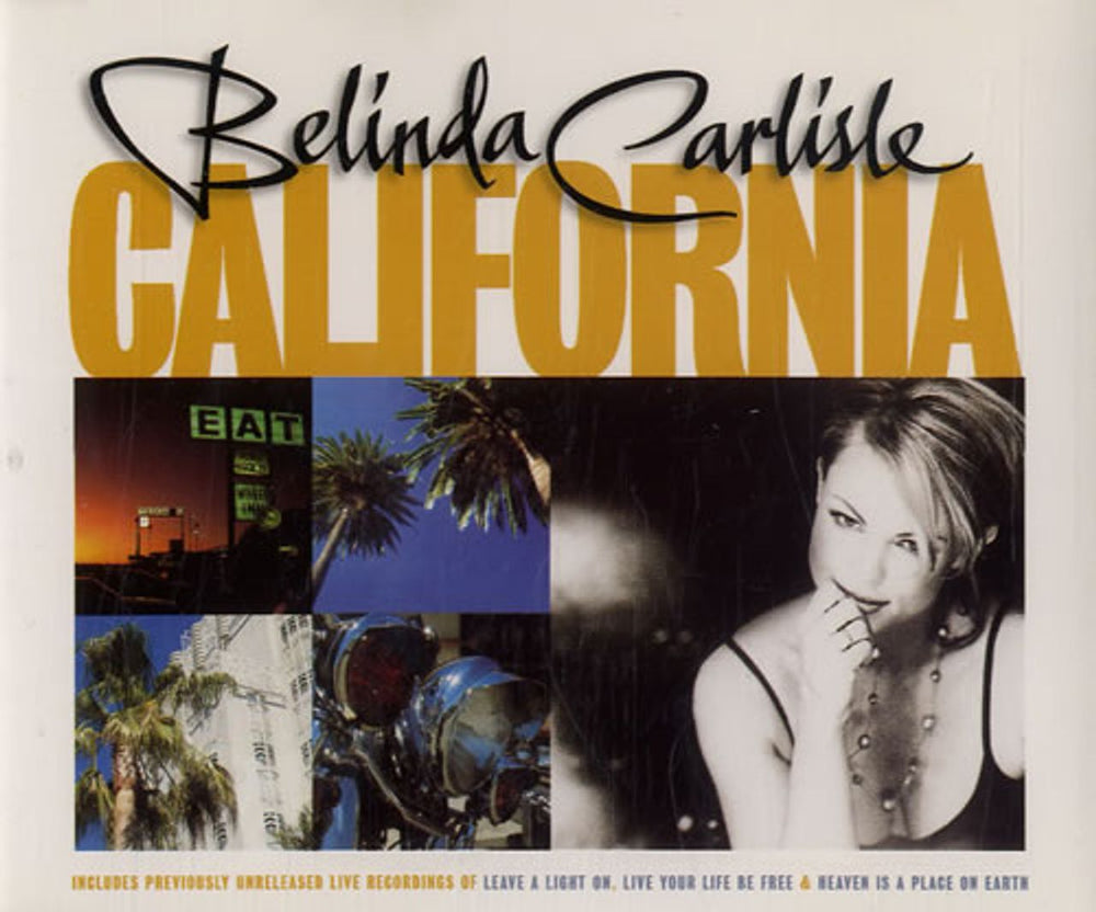 Belinda Carlisle California UK CD single (CD5 / 5") CDCHSS5047