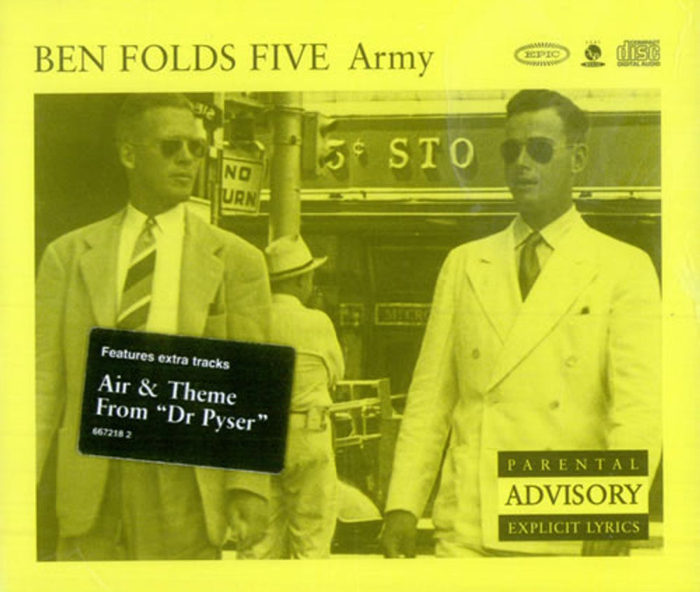 Ben Folds Five Army UK CD single (CD5 / 5") 6672182