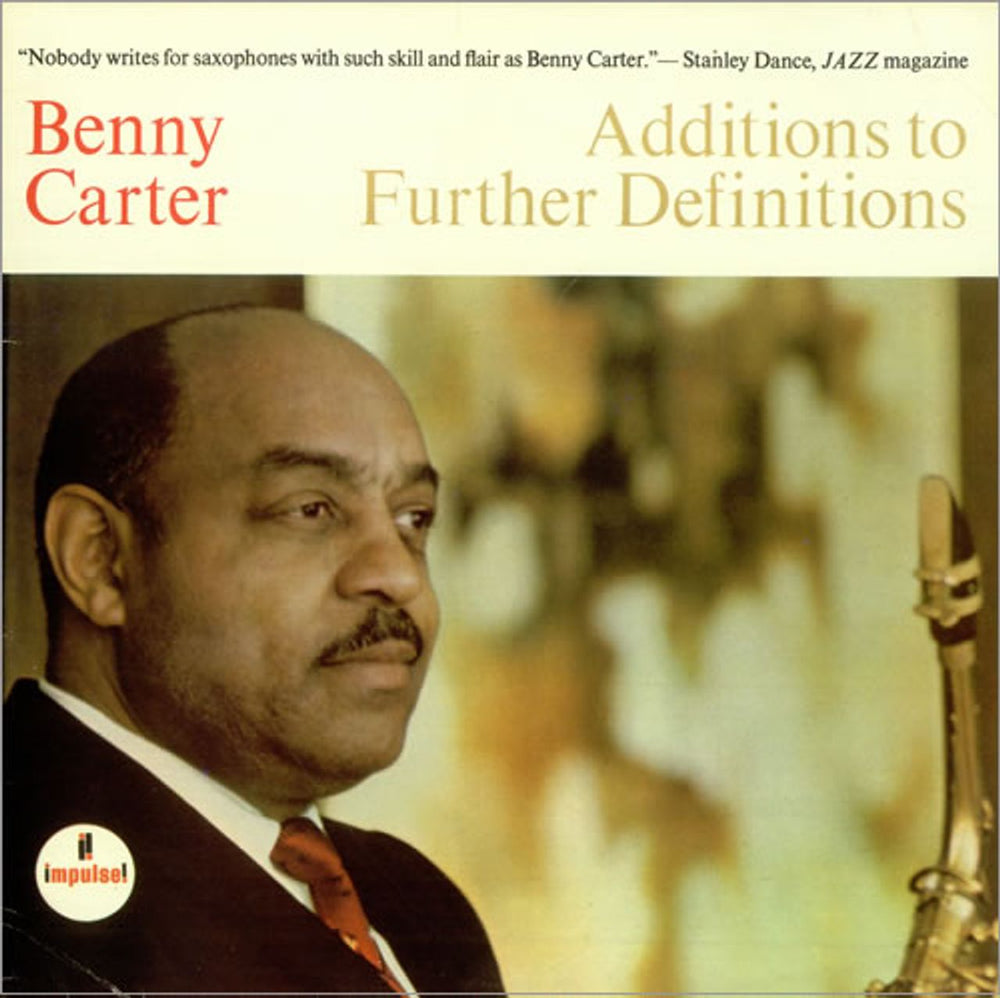 Benny Carter Additions To Further Definitions UK vinyl LP album (LP record) JAS57