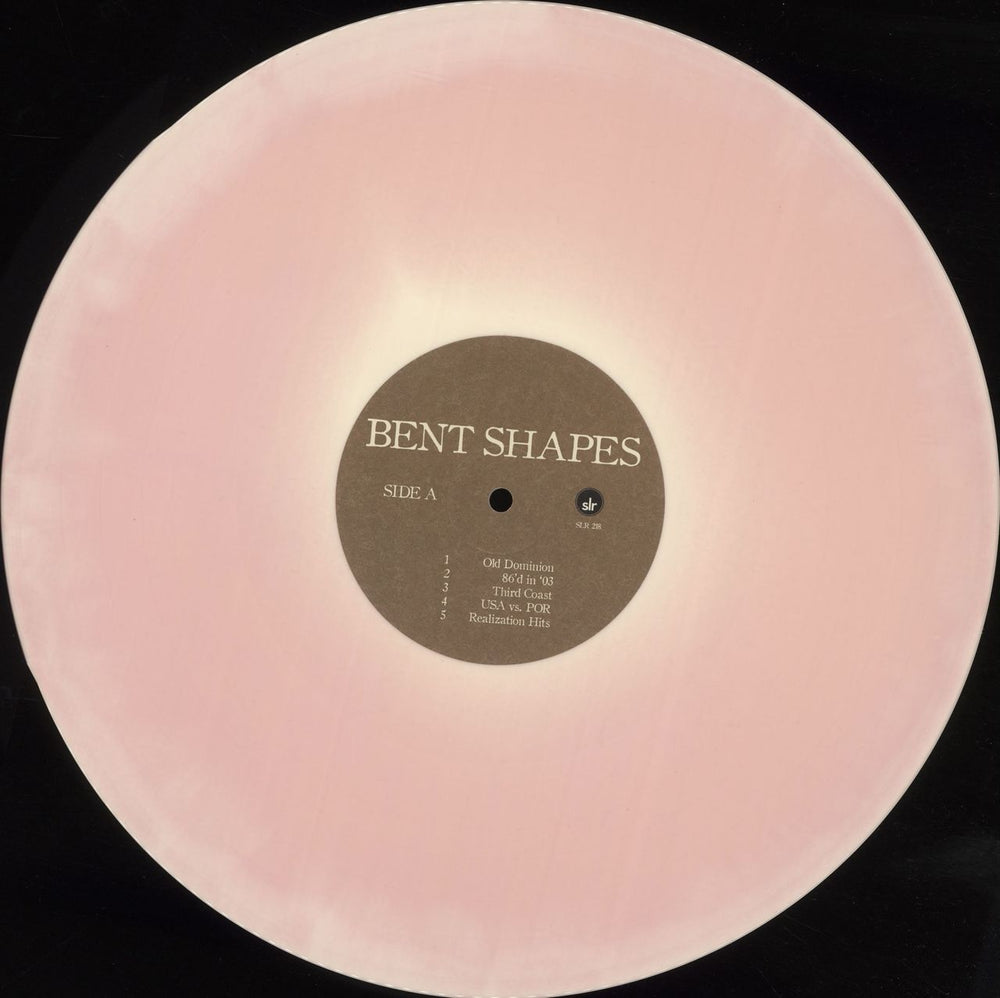 Bent Shapes  Wolves Of Want - Bone & Pink UK vinyl LP album (LP record) QZ8LPWO704195