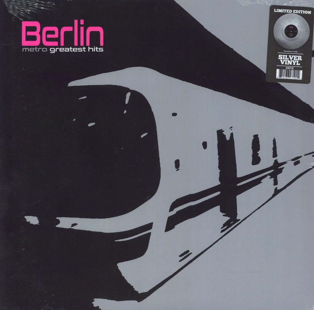 Berlin Metro Greatest Hits - Silver Vinyl US vinyl LP album (LP record) CLO2710