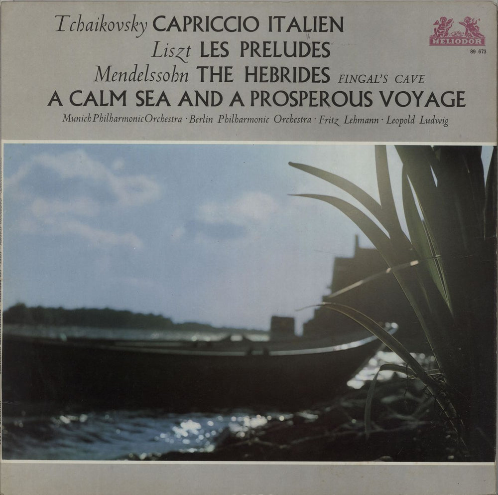 Berliner Philharmoniker Capriccio Italien / Les Preludes / The Hebrides / A Calm Sea And A Prosperous Voyage UK vinyl LP album (LP record) 89673