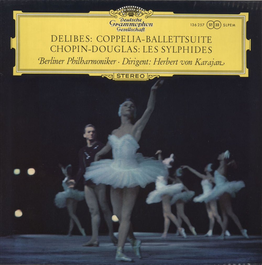 Berliner Philharmoniker Delibes: Coppelia - Ballettsuite / Chopin: Les Sylphides German vinyl LP album (LP record) 136257