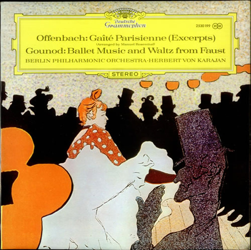 Berliner Philharmoniker Offenbach: Gaîté Parisienne (Excerpts) / Gounod: Ballet Music & Waltz from Faust UK vinyl LP album (LP record) 2530199